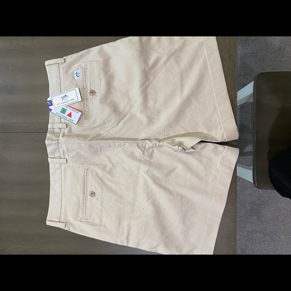 Brand is Southern Tide. Size W36